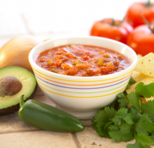 umami salsa and tomatoes