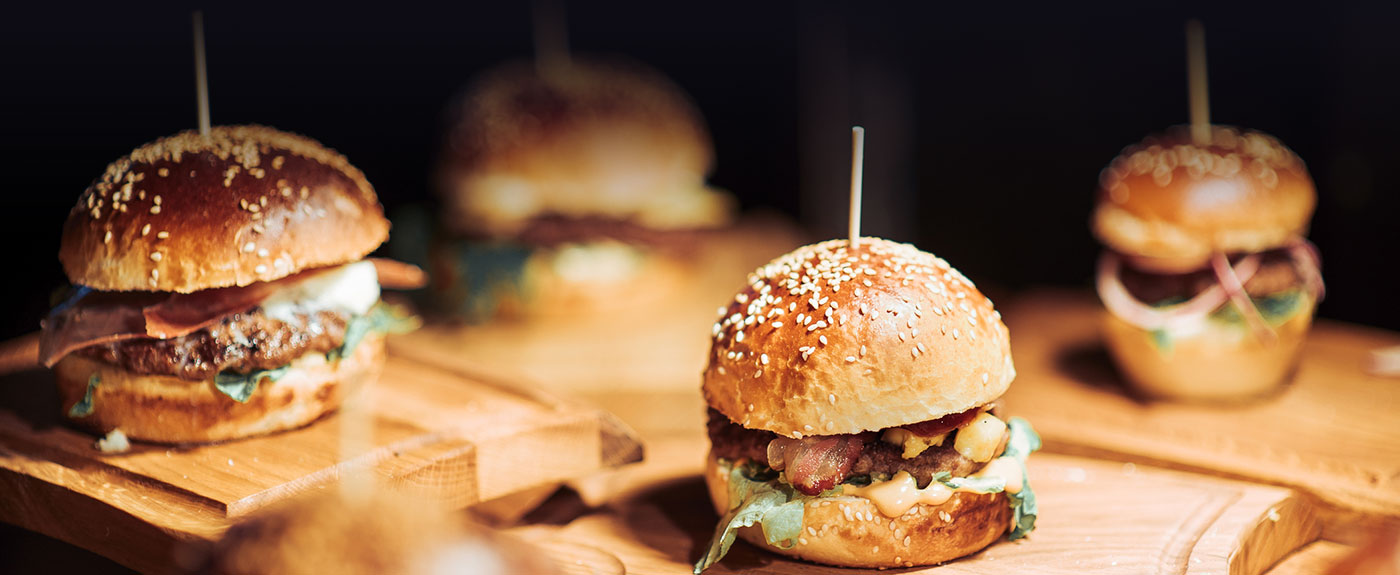 burgers with umami taste